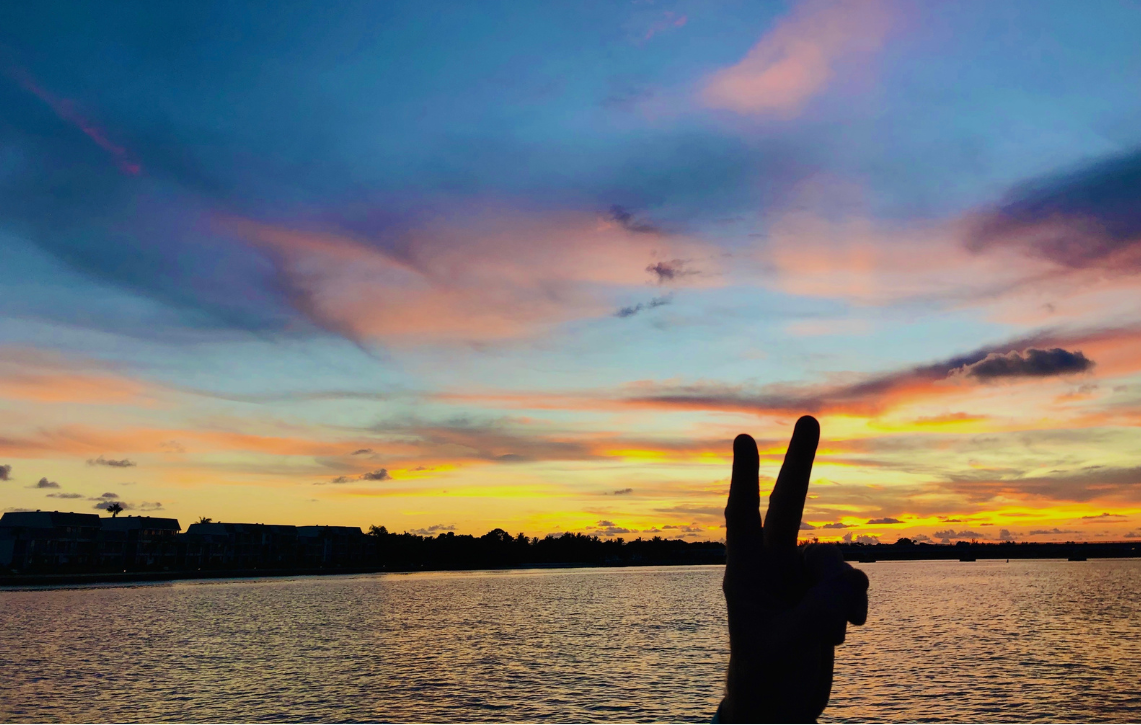 Peace Sign Sanibel Sunset.png